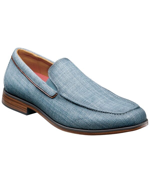 ステイシーアダムス メンズ シューズ スリッポン・ローファー Stacy Adams Mens Ridgely MocToe Slipon Shoes Navy ネイビー