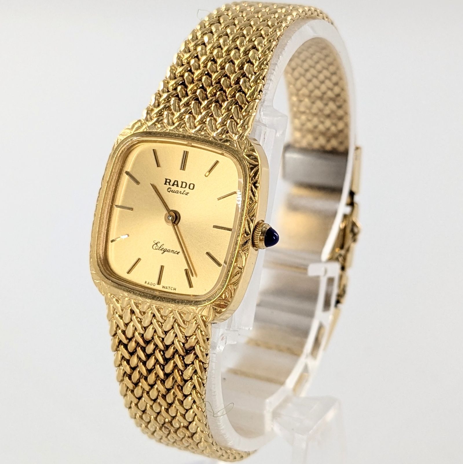 RADO ラドー Elegance エレガンス 133.9003.2 QZ/SS ゴールド文字盤 