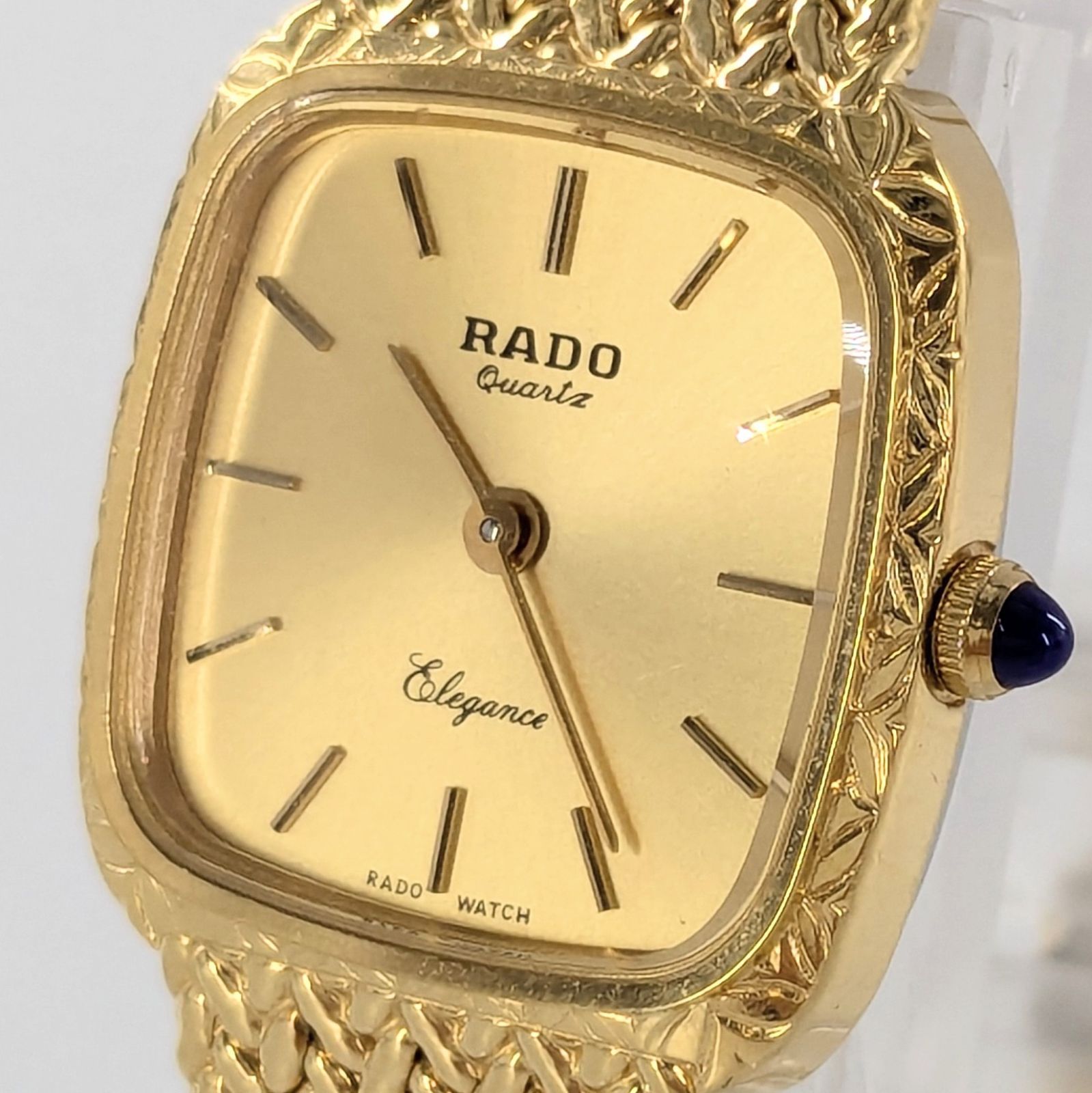 RADO ラドー Elegance エレガンス 133.9003.2 QZ/SS ゴールド文字盤 