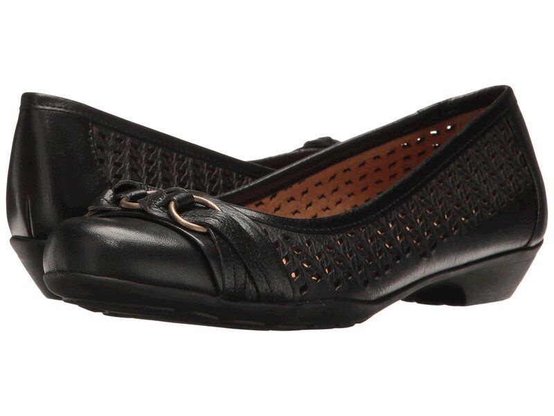 コンフォーティバ レディース シューズ サンダル Comfortiva Posie Laser Softspots Black ブラック