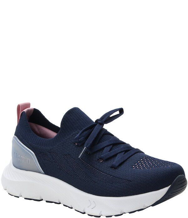 アレグリア レディース シューズ スニーカー ニット Alegria Regale Dream Fit Knit Slip On Walking Sneakers Blush Navy ネイビー