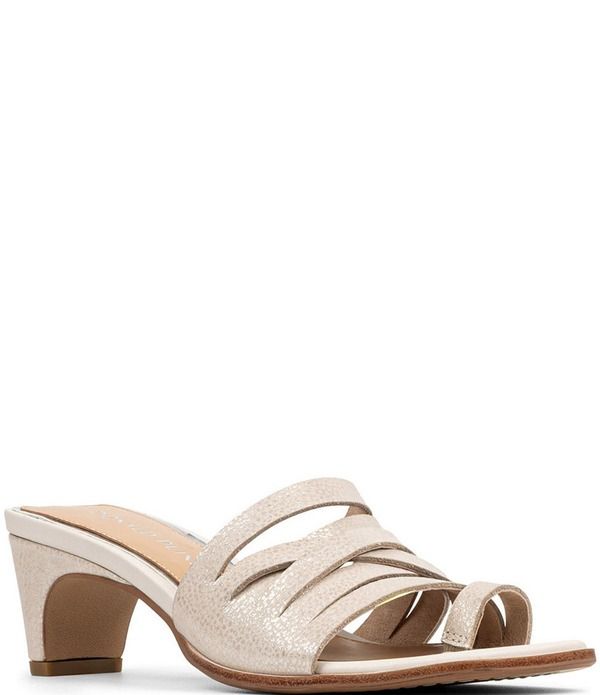 ドナルドプリネール レディース シューズ サンダル トール レザー Donald Pliner Dayvi Metallic Tumbled Leather Toe Ring Dressandalsi
