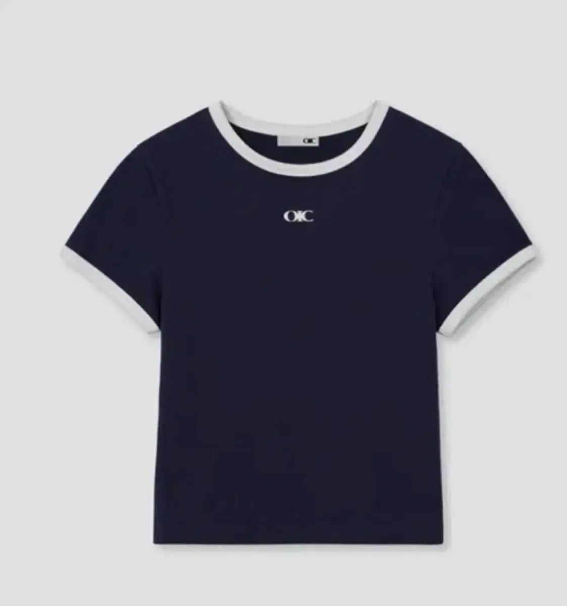未開封新品 O!Oi リンガー Tシャツ ネイビー