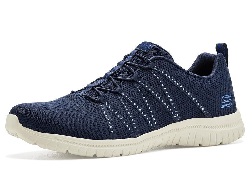 スケッチャーズ レディース シューズ スニーカー SKECHERS Virtue She Sparkles Navy ネイビー