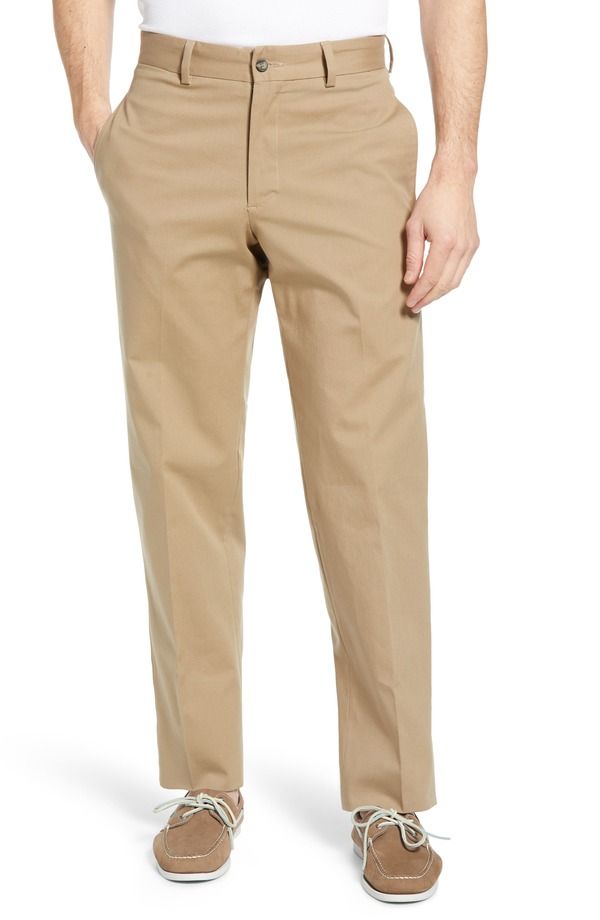 ベール メンズ ボトムス カジュアルパンツ Berle Charleston Khakis Flat Front Stretch Canvas Pants Khaki カーキ