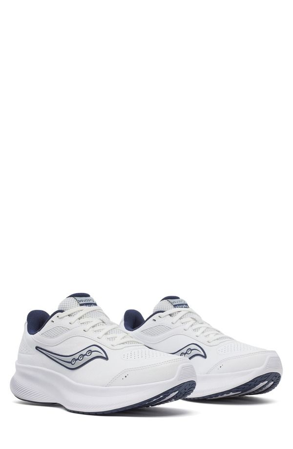 サッカニー メンズ シューズ スニーカー Saucony Integrity Metro Walking Sneaker White Navy ホワイト