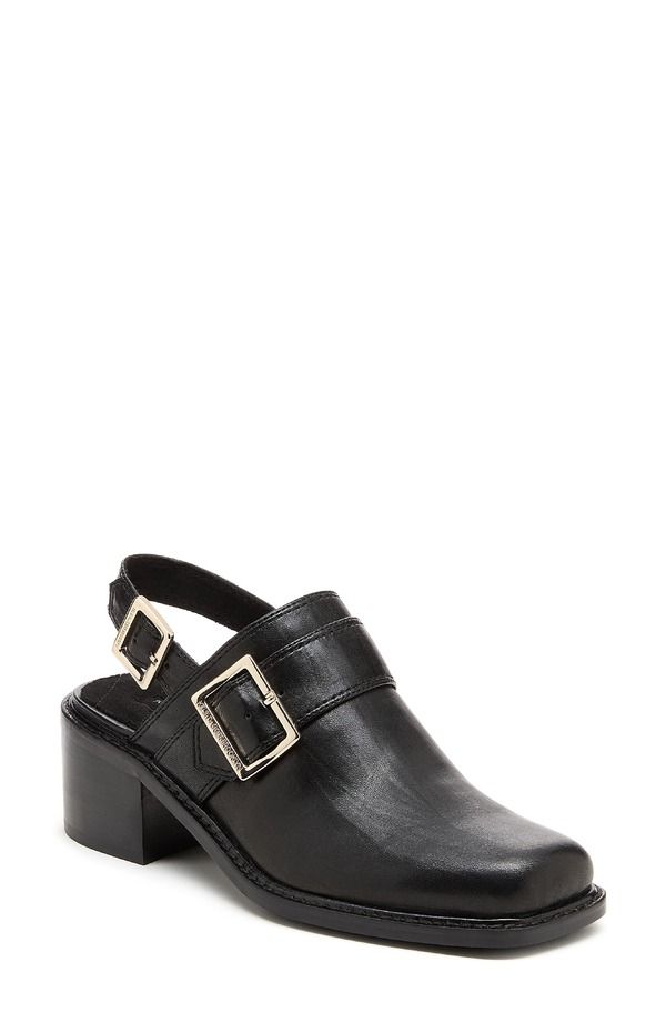 ケルシーダッガー レディース シューズ パンプス Kelsi Dagger Brooklyn Glory Square Toe Slingback Pump Black ブラック