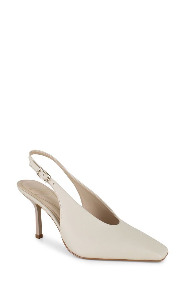 ケネスコール レディース シューズ パンプス Kenneth Cole Aerial Slingback Pump Ivory Leather アイボリー