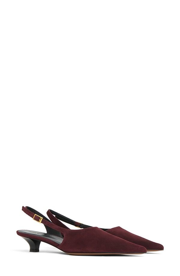 マンサーガブリエル レディース シューズ パンプス Mansur Gavriel Anna Slingback Pumplum プラム