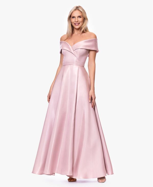 エスケープ レディース トップス ワンピース XSCAPE Womens OffTheShoulder Ball Gown Rose