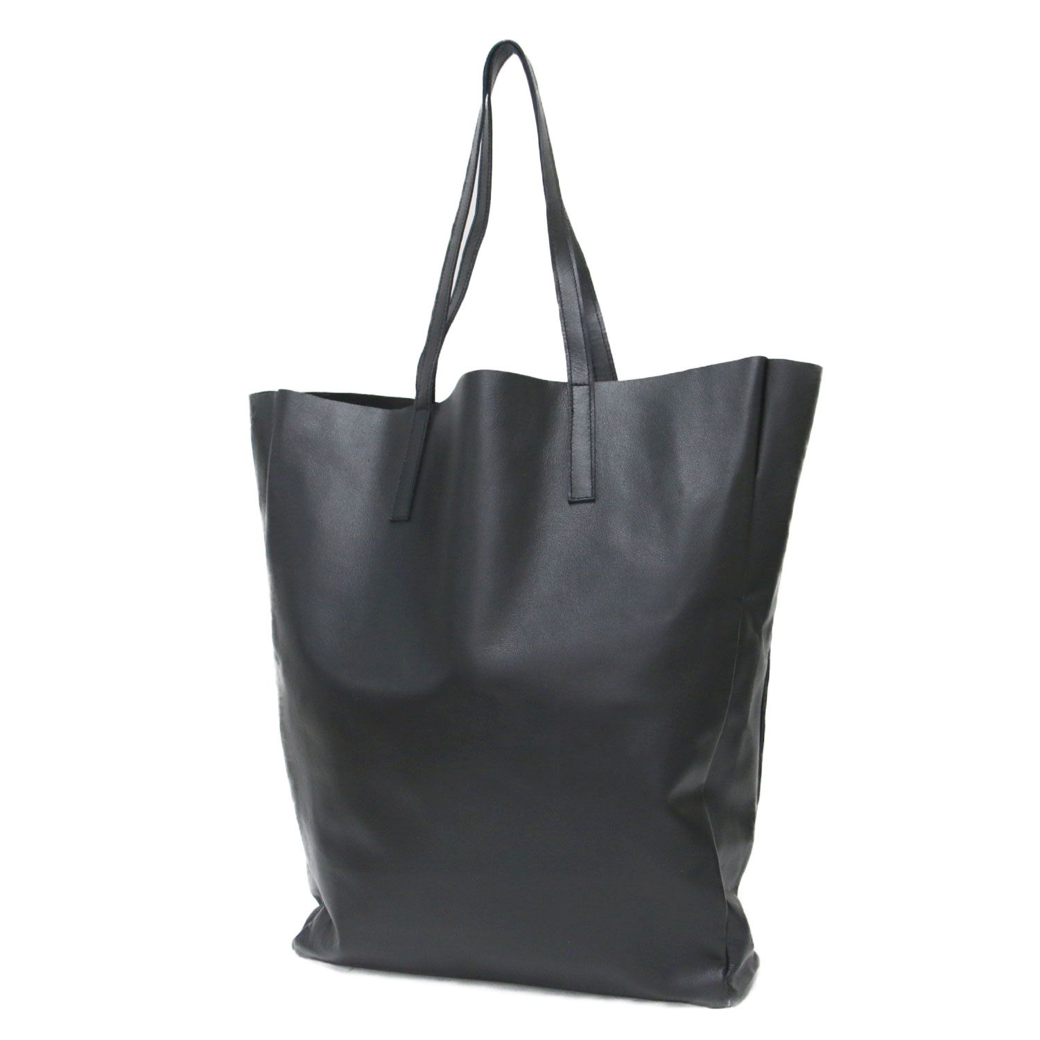 【美品】Plage プラージュ バッグ ブラック 黒 les Tendre 26春夏 レザー トート バッグ ショルダーバッグ 肩掛け 牛革 ブランド カバン【レディース】【中古】