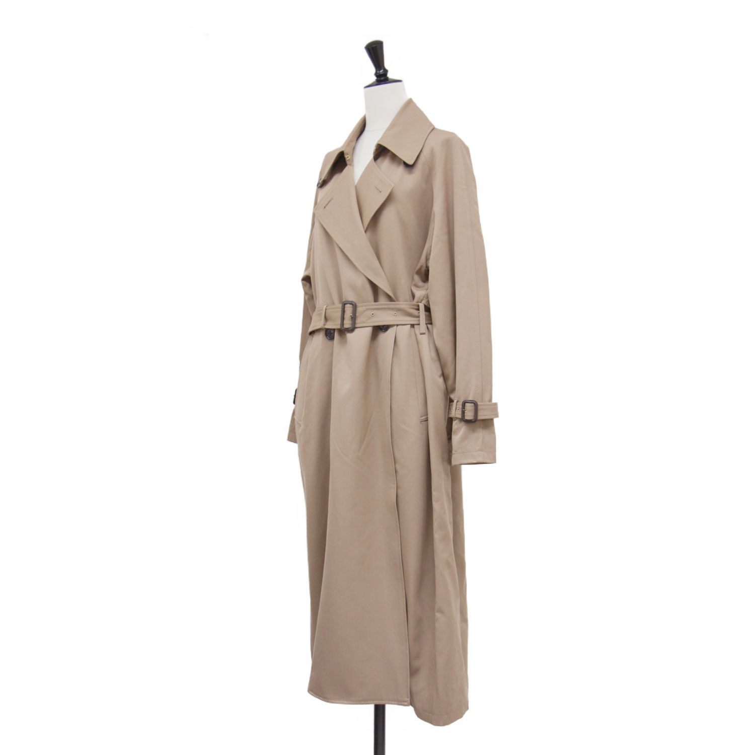 【美品】Deuxieme Classe ドゥーズィエム クラス コート ベージュ サイズ:36(S) 24秋冬 GABARDINE トレンチコート ロング オーバーサイズ ギャバジン ウール アウター ジャケット 上着【レディース】【中古】 【美品】Deuxieme Classe ドゥーズィエム クラス コート ベージュ サイズ:36(S) 24秋冬 GABARDINE トレンチコート ロング オーバーサイズ ギャバジン ウール アウター ジャケット 上着【レディース】【中古】