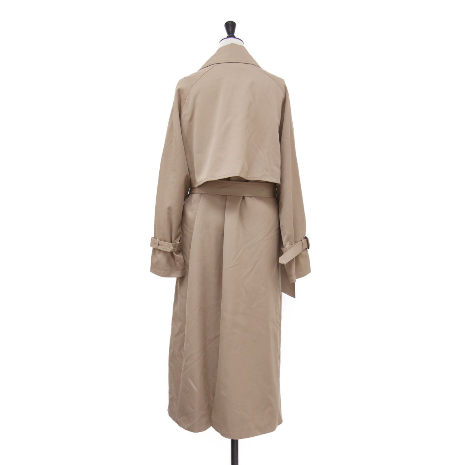 【美品】Deuxieme Classe ドゥーズィエム クラス コート ベージュ サイズ:36(S) 24秋冬 GABARDINE トレンチコート ロング オーバーサイズ ギャバジン ウール アウター ジャケット 上着【レディース】【中古】 【美品】Deuxieme Classe ドゥーズィエム クラス コート ベージュ サイズ:36(S) 24秋冬 GABARDINE トレンチコート ロング オーバーサイズ ギャバジン ウール アウター ジャケット 上着【レディース】【中古】