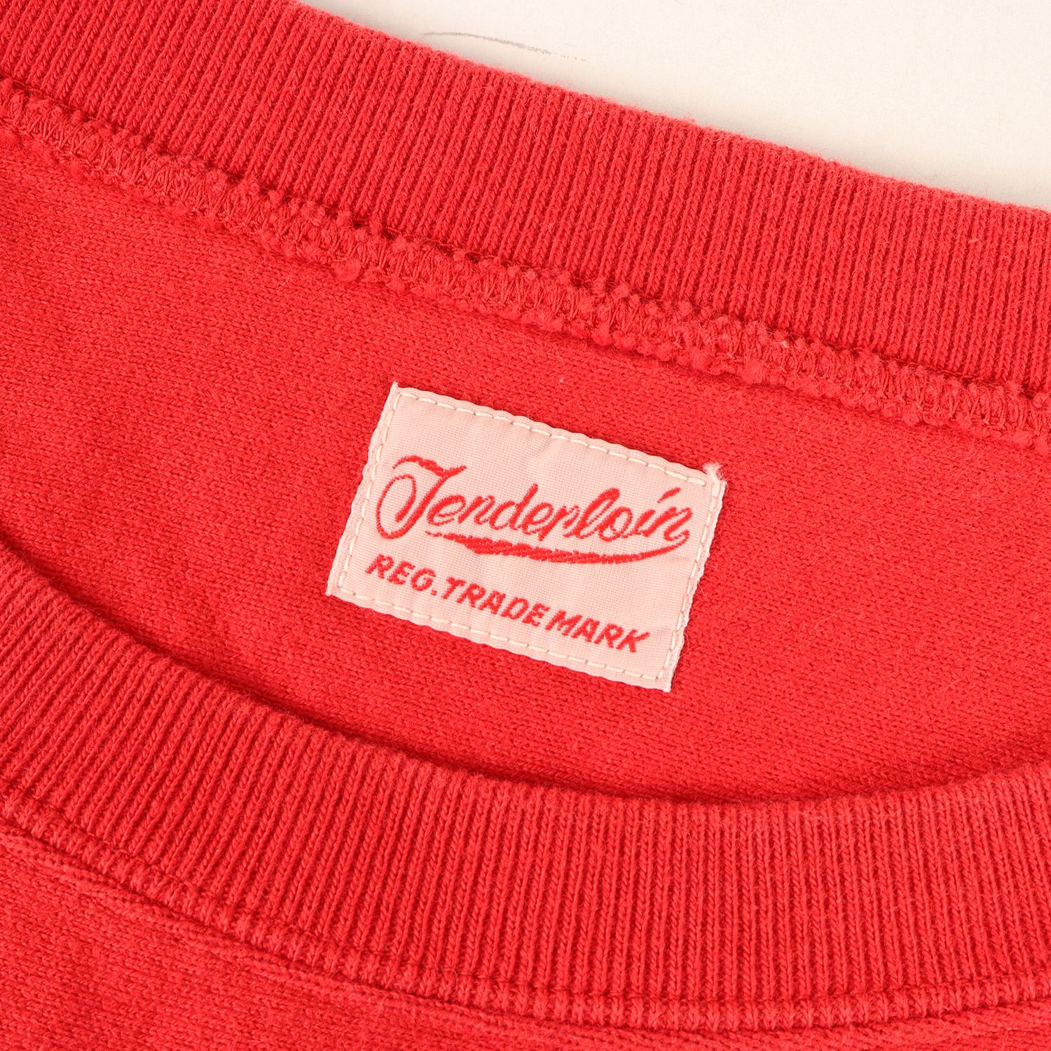 TENDERLOIN テンダーロイン Tシャツ レッド サイズ:M アックルプリント