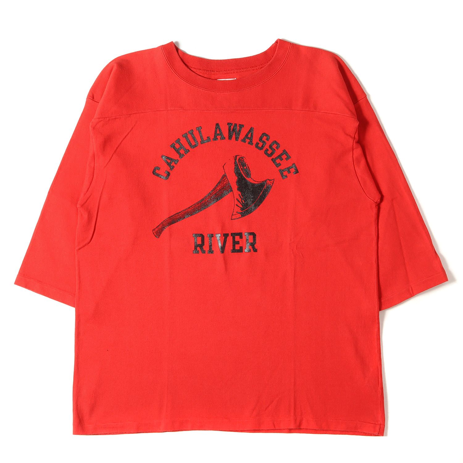 TENDERLOIN テンダーロイン Tシャツ レッド サイズ:M アックルプリント