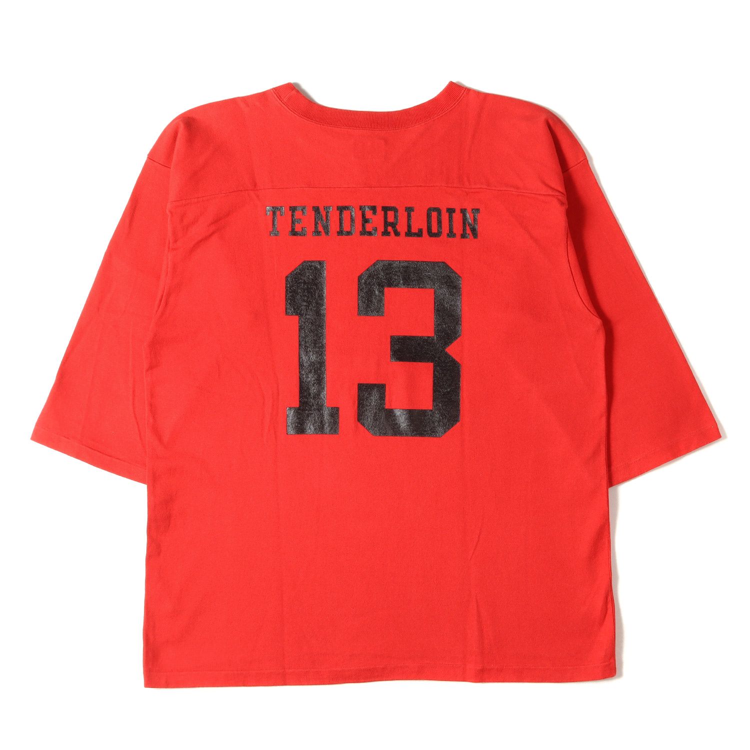 TENDERLOIN テンダーロイン Tシャツ レッド サイズ:M アックルプリント