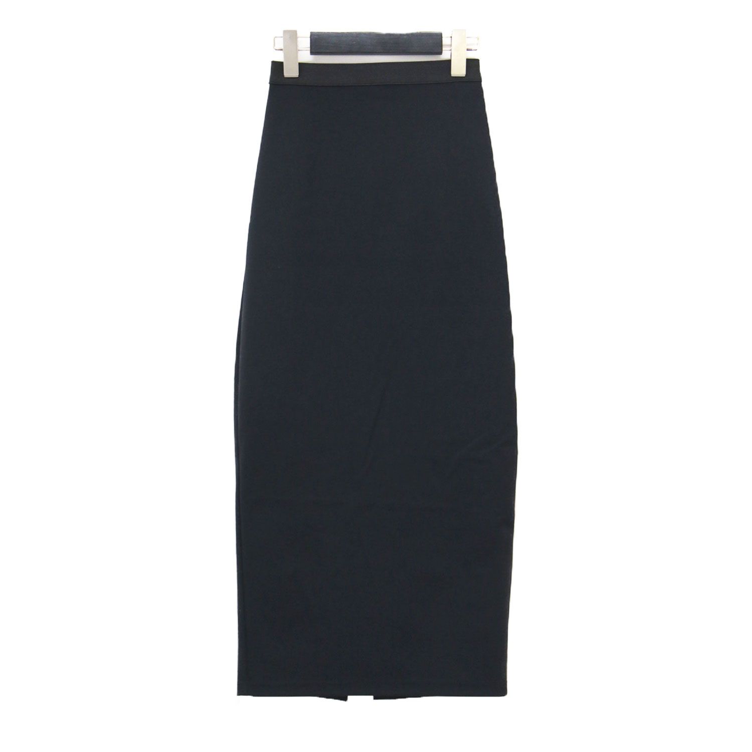 Gajess ガジェス スカート ブラック サイズ:36(S) 23春夏 タイト ロング スカート LADY FIT SKIRT ペンシルスカート ストレッチ 日本製 ボトムス【レディース】【中古】