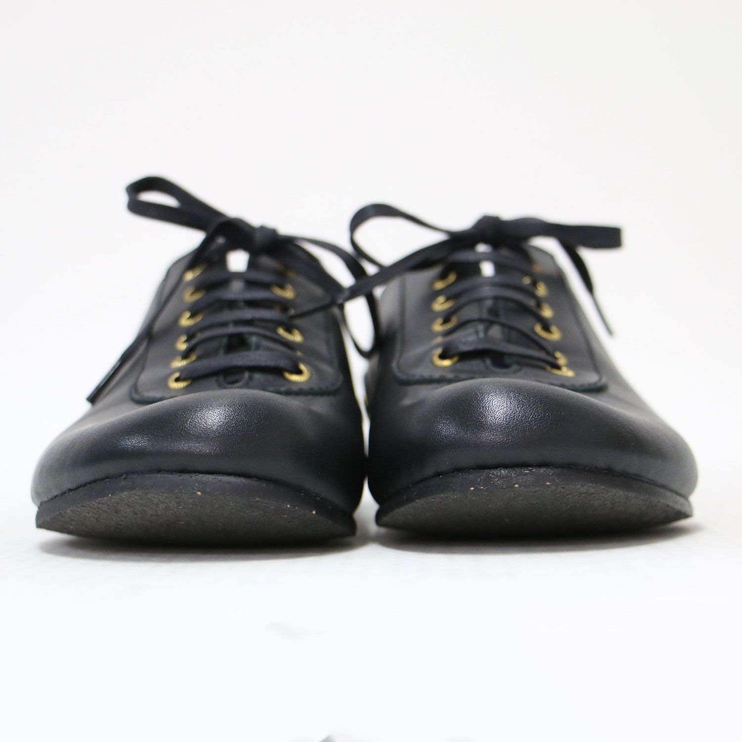 LACADE ラカド サイズ:38(25.0cm) 25秋冬 スタッズ付き レースアップ