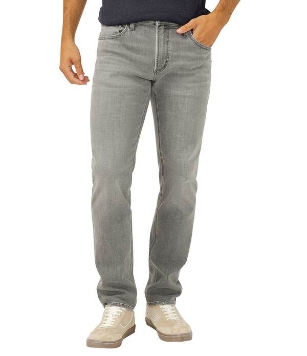 シルバー ジーンズ メンズ ボトムス デニムパンツ スリムフィット Silver Jeans Co Konrad Slim Fit Slim Leg Jeans Grey グレー