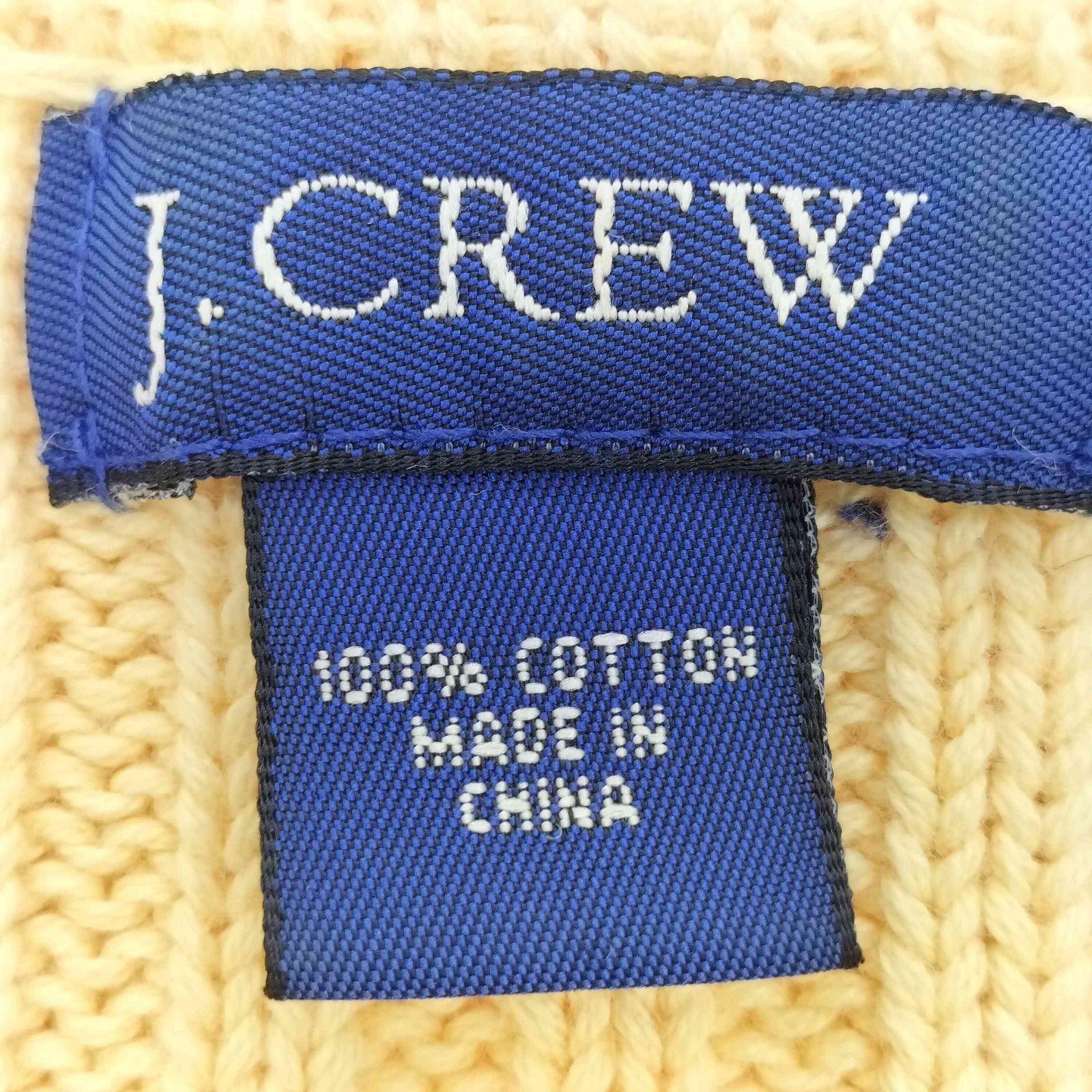 ジェイクルー J.CREW 90S Vネック コットンニット メンズ import：M