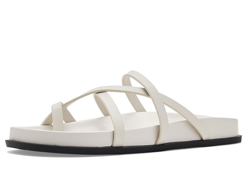 カルバンクライン レディース シューズ サンダル Calvin Klein Helden Ivory Leather アイボリー