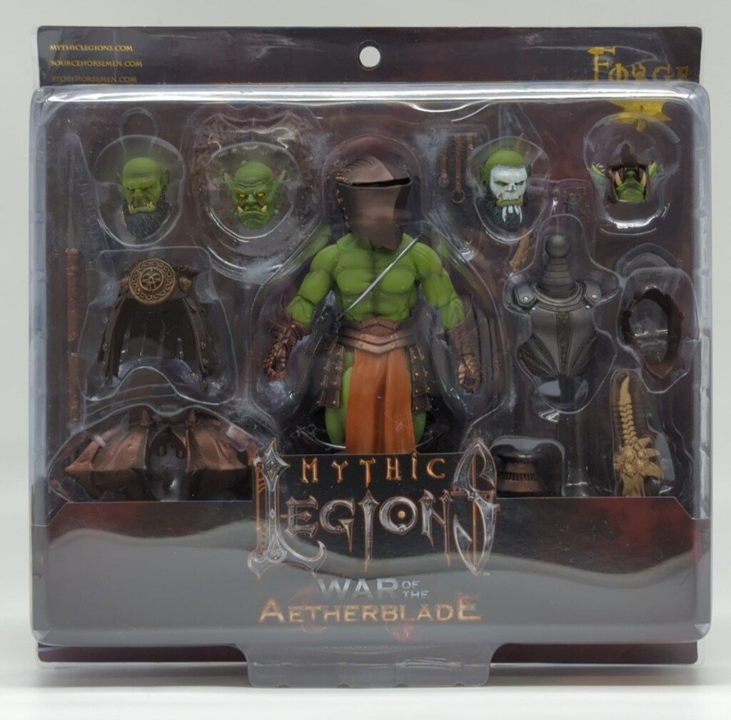 FOUR HORSEMEN MYTHIC LEGIONS DELUXE MALE ORC BUILDER