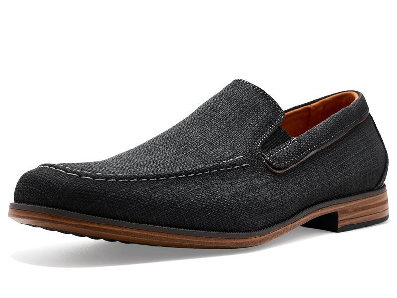 ステイシーアダムス メンズ シューズ スリッポン・ローファー Stacy Adams Ridgely Moc Toe SlipOn Loafer Charcoal チャコール