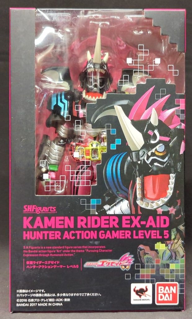 バンダイ S.H.Figuarts 仮面ライダーエグゼイド 仮面ライダーエグゼイド ハンターアクションゲーマー レベル5