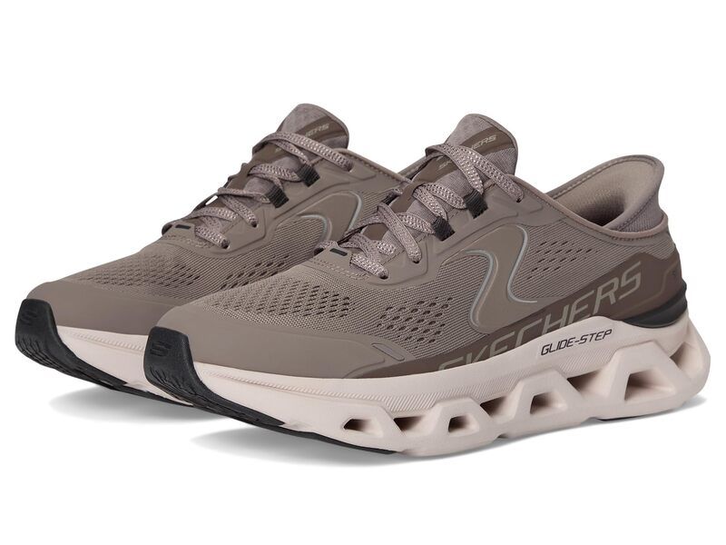 スケッチャーズ レディース シューズ スニーカー SKECHERS Glide Step Altus Hands Free Slip Ins Dark Taupe トープ