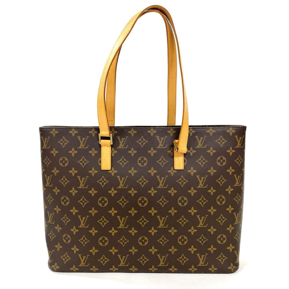 ルイヴィトン LOUIS VUITTON ルコ トートバッグ モノグラム キャンバス M51155 ブラウン【中古】