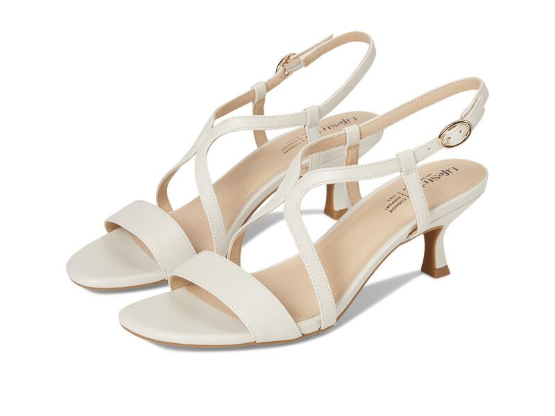 ライフストライド レディース シューズ ヒール Lifestride Nolita Bone Faux Leath