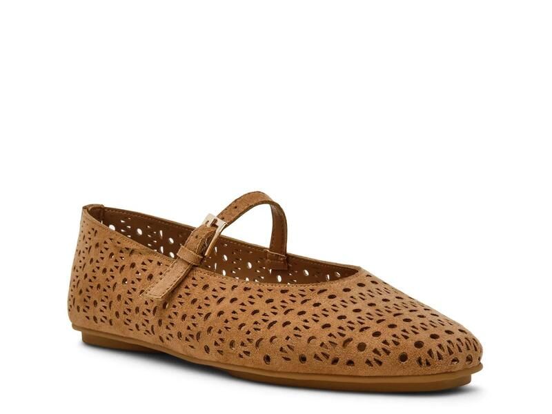 アンクライン レディース シューズ パンプス Anne KleinConnie Mary Jane Flat Light Brown ブラウン