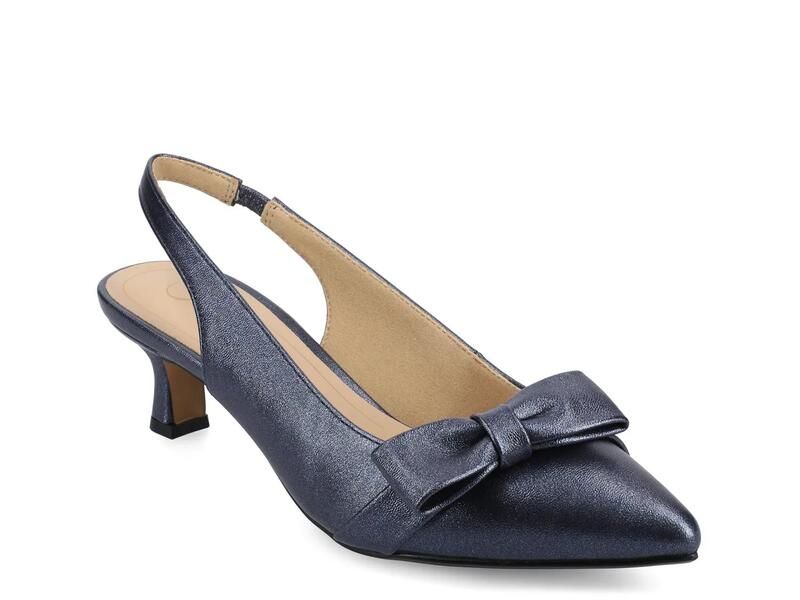 ジャーニー レディース シューズ パンプス JourneePaloma Pump Navy Shimmer ネイビー 15,600円
