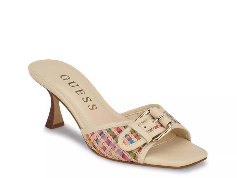 ゲス レディース シューズ サンダル GuessDista Sandal IvoryMulticolor アイボリー