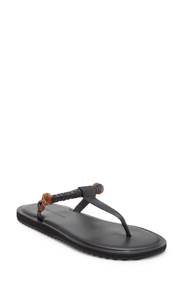 フレダサルバドール レディース シューズ サンダル Freda Salvador Knotted TStrap Sandal Chocolate Rope Combo チョコレート