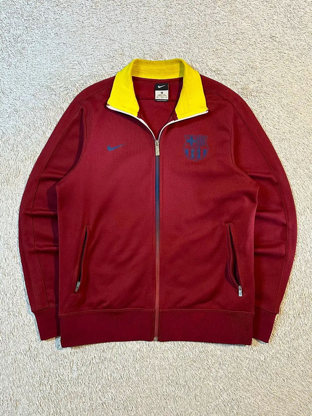 XL NIKE バルセロナ BARCA サイドライン トラックジャージ ジャージ バーガンディ