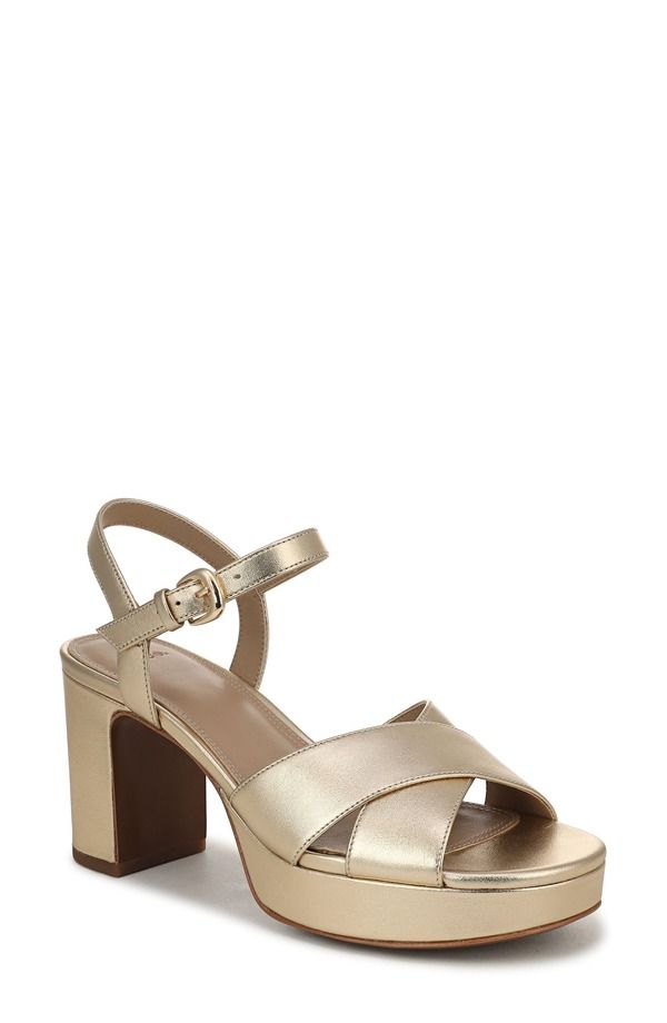 ヴィンス レディース シューズ サンダル プラットフォーム アンクル Vincerickankle Straplatform Sandal Champagne Leather シャンパン