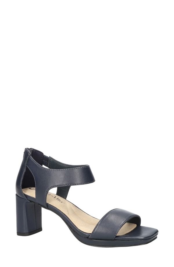 ベラヴィータ レディース シューズ ヒール サンダル アンクル Bella Vita Sonic Ankle Strap Sandal Navy Leather ネイビー