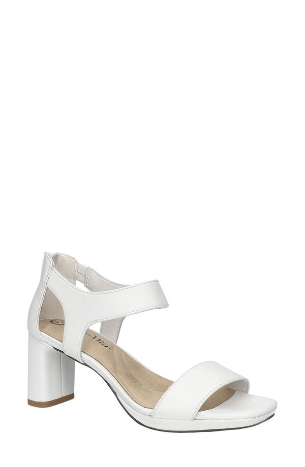 ベラヴィータ レディース シューズ ヒール サンダル アンクル Bella Vita Sonic Ankle Strap Sandal White Leather ホワイト