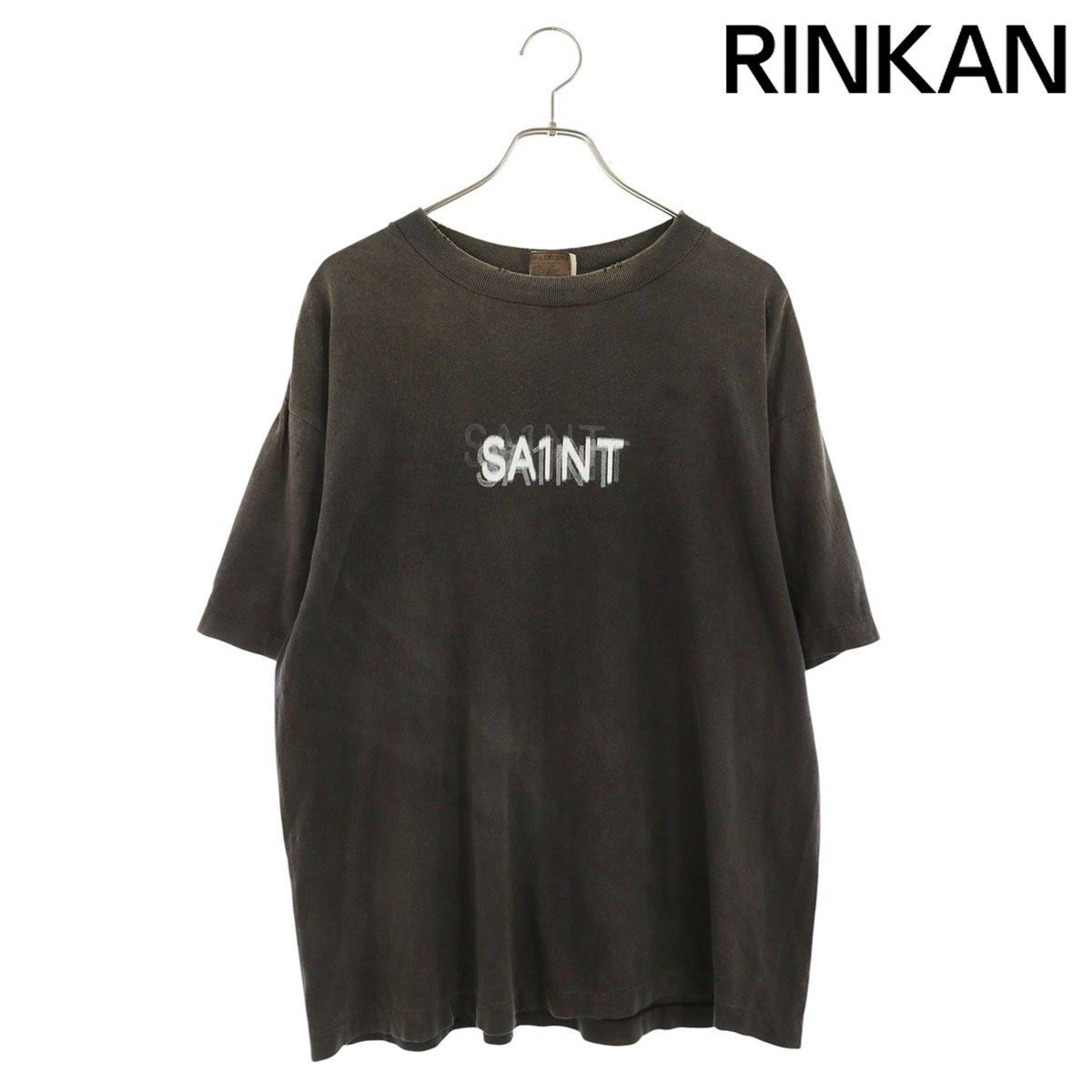 セントマイケル 24AW SM-YS1-0000-003 ロゴプリントTシャツ メンズ L