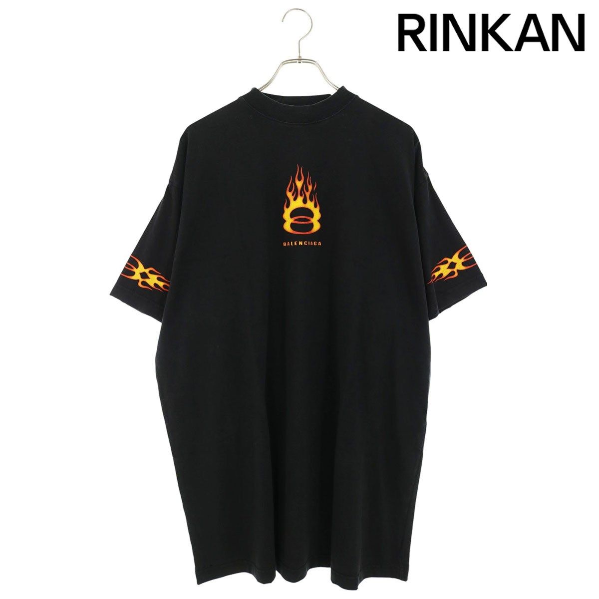バレンシアガ tシャツ バレンシアガ 787349 TQVW7 フレイムロゴTシャツ メンズ 2 - メルカリ