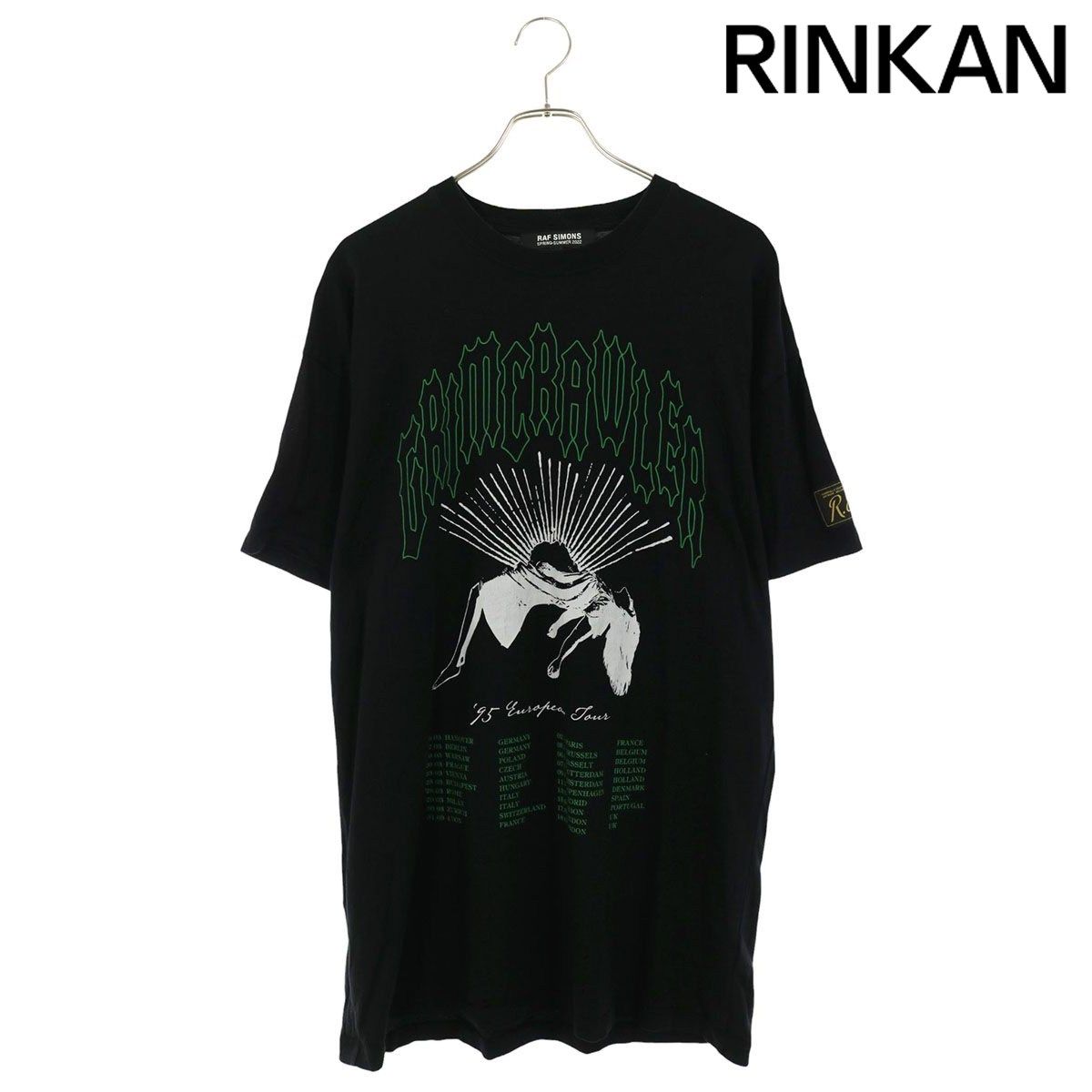 ラフシモンズ 221-M132 ロゴプリントTシャツ メンズ L - メルカリ