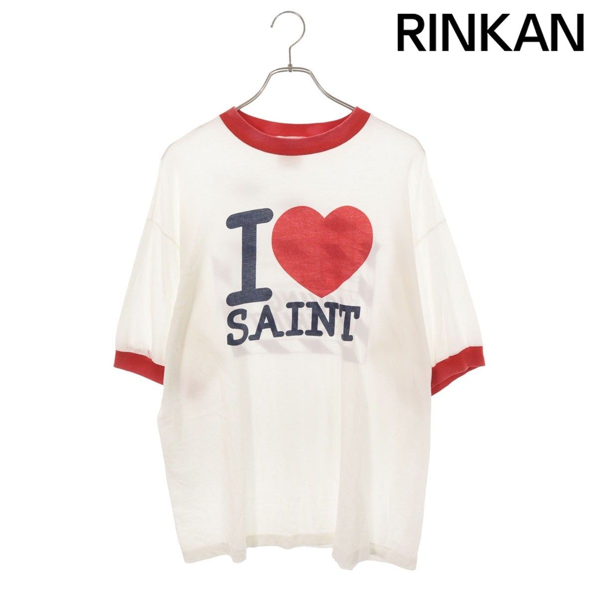 セントマイケル 26SS SM-MK8-0000-018 I LOVE SAINTTシャツ メンズ M