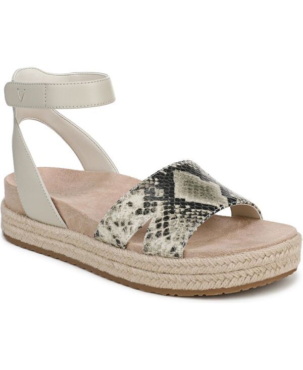 バイオニック レディース シューズ パンプス サンダル Vionic Womens Yucca Espadrille Sandals Cream snake leather クリーム