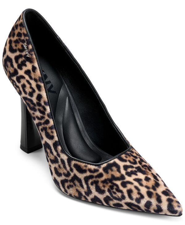 ダナ キャラン ニューヨーク レディース シューズ パンプス DKNY Womens Cinthia High Pointed Toe Pumps Leopard アニマル