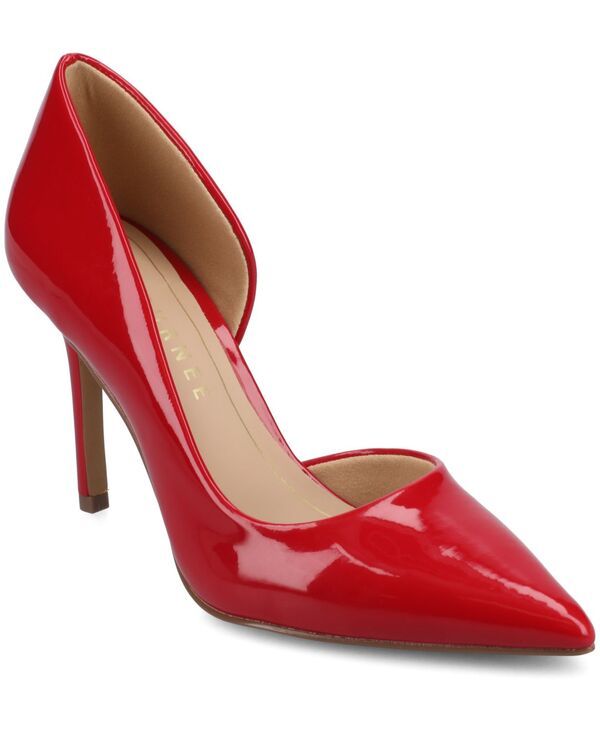 ジュルネ コレクション レディース シューズ パンプス Journee Collection Womens Blanca Pointed Toe Pumps Red Patent レッド
