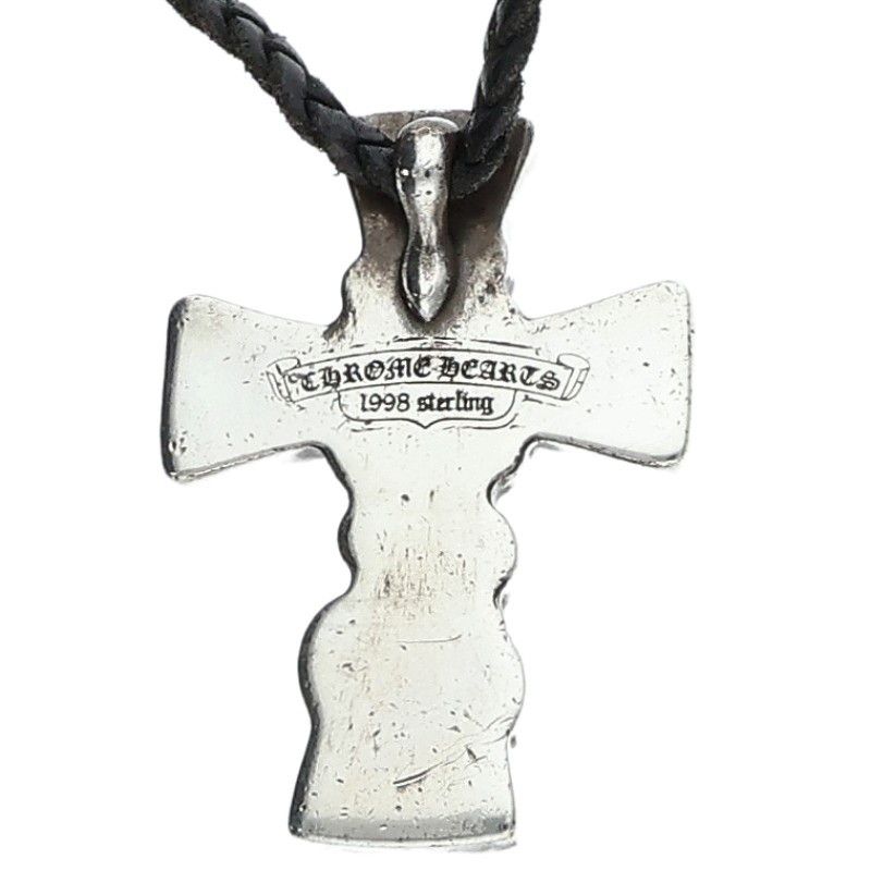 クロムハーツ CELTIC CROSS XS ケルティッククロス wレザーブレイド