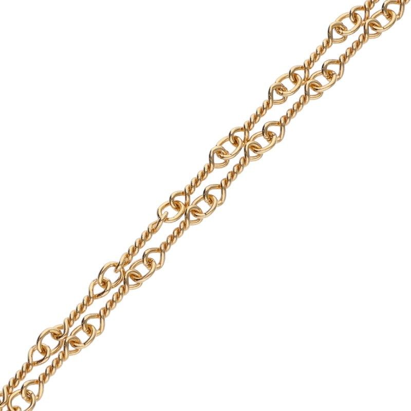 クロムハーツ 22K NECKCHAIN T18/ツイストチェーン18inch ゴールド