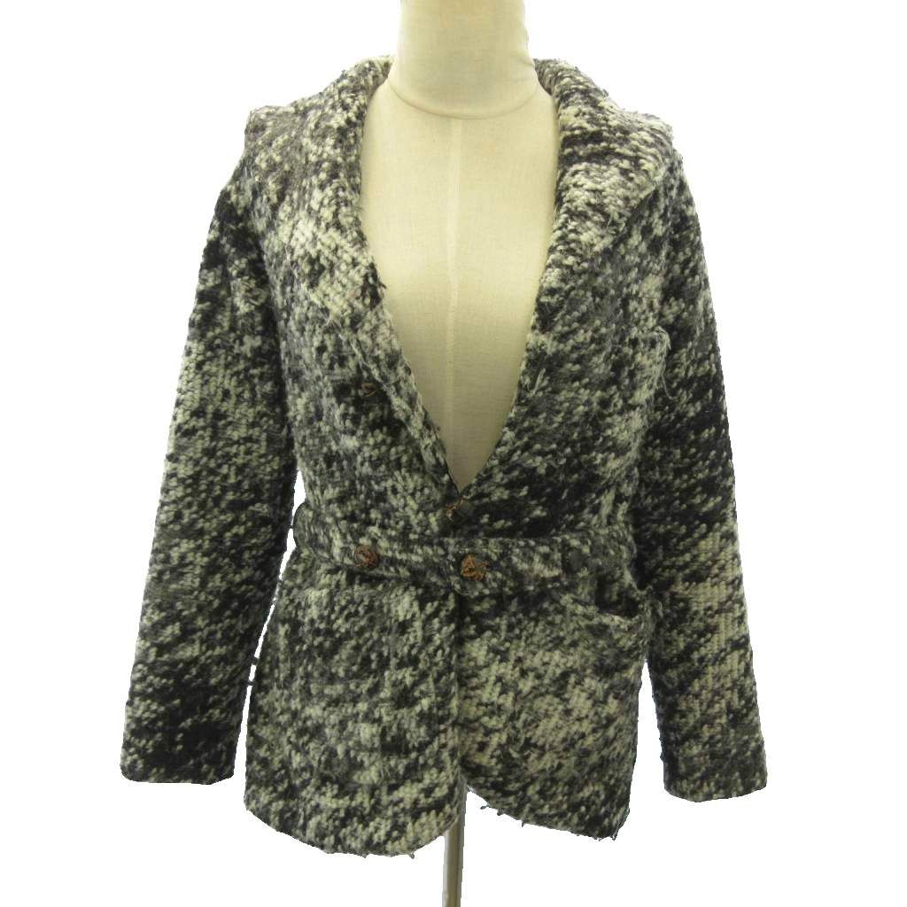 エンジニアードガーメンツ Engineered Garments FWK ツイードジャケット 混紡 くるみボタン ウール 1 白 黒 ホワイト ブラック 0623