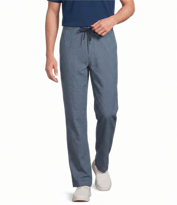 ラウンドトゥリーアンドヨーク メンズ ボトムス カジュアルパンツ Roundtree Yorke Classic Fit Sidelastic Drawstring Pants Blue ブルー